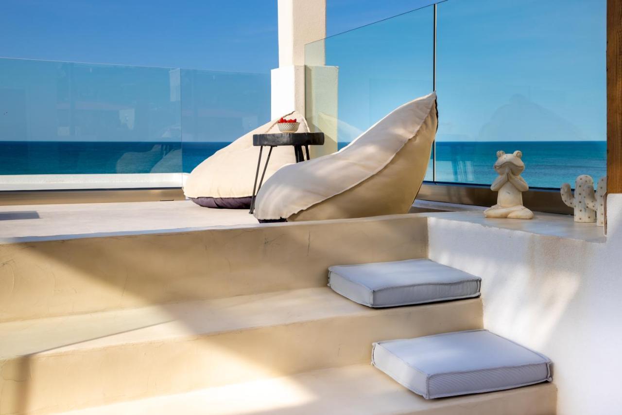 Wave, An Idyllic Seafront Suite By Nirousuites Kokkini Hani Kültér fotó
