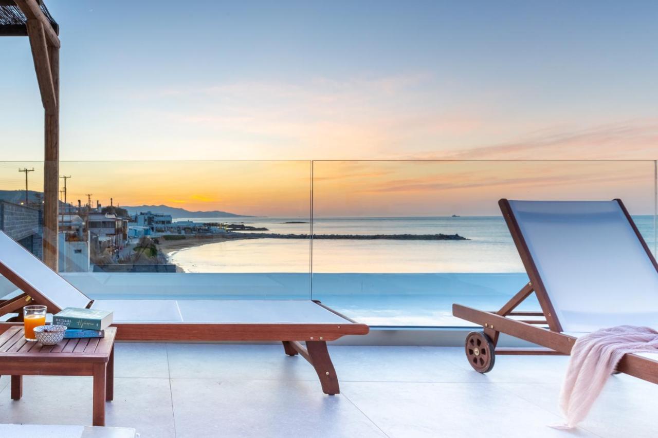 Wave, An Idyllic Seafront Suite By Nirousuites Kokkini Hani Kültér fotó